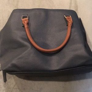 Large navy purse.